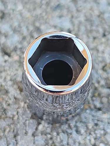 Snap-on Tools FSM111 Shallow Chrome Metric Socket 11MM 6PT 3/8" Drive USA - Foto 6 di 8