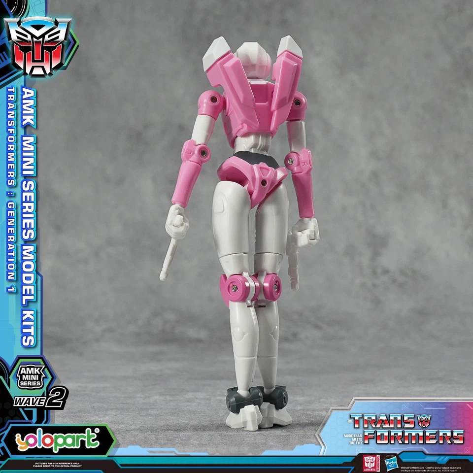 YOLOPARK 2025 TRANSFORMERS G1 AMK MINI SERIES WAVE 2 ARCEE 4" ROBOT MODEL KIT - Image 4 of 4