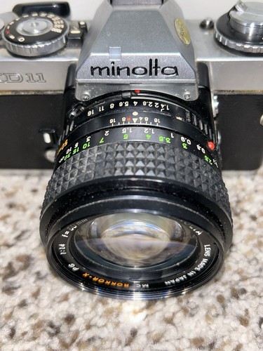 MINOLTA XD11 35mm Film Camera With 50mm Lens - Picture 3 of 15