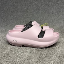 Oofos OOyea Slide Sandal Women's 7 Men's 5 Primrose Pink Slip On Shoes Rubber