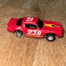 TYCO Curve Huggers Slot Car HP2 6915 1979 '79 CAMARO Z-28 Red Lighted RUNS
