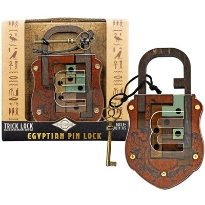 Egyptian Pin Lock Puzzle - Brainteaser IQ Puzzle Lock