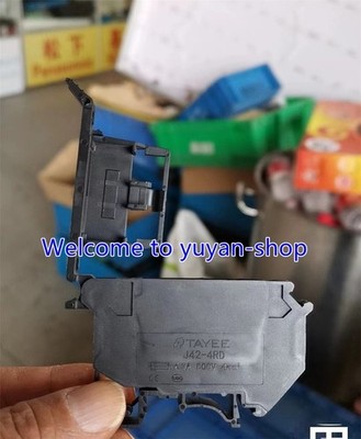10PCS NEW FOR TAYEE rail wiring terminal J42-4RD Fused-Terminal Blocks  *cm