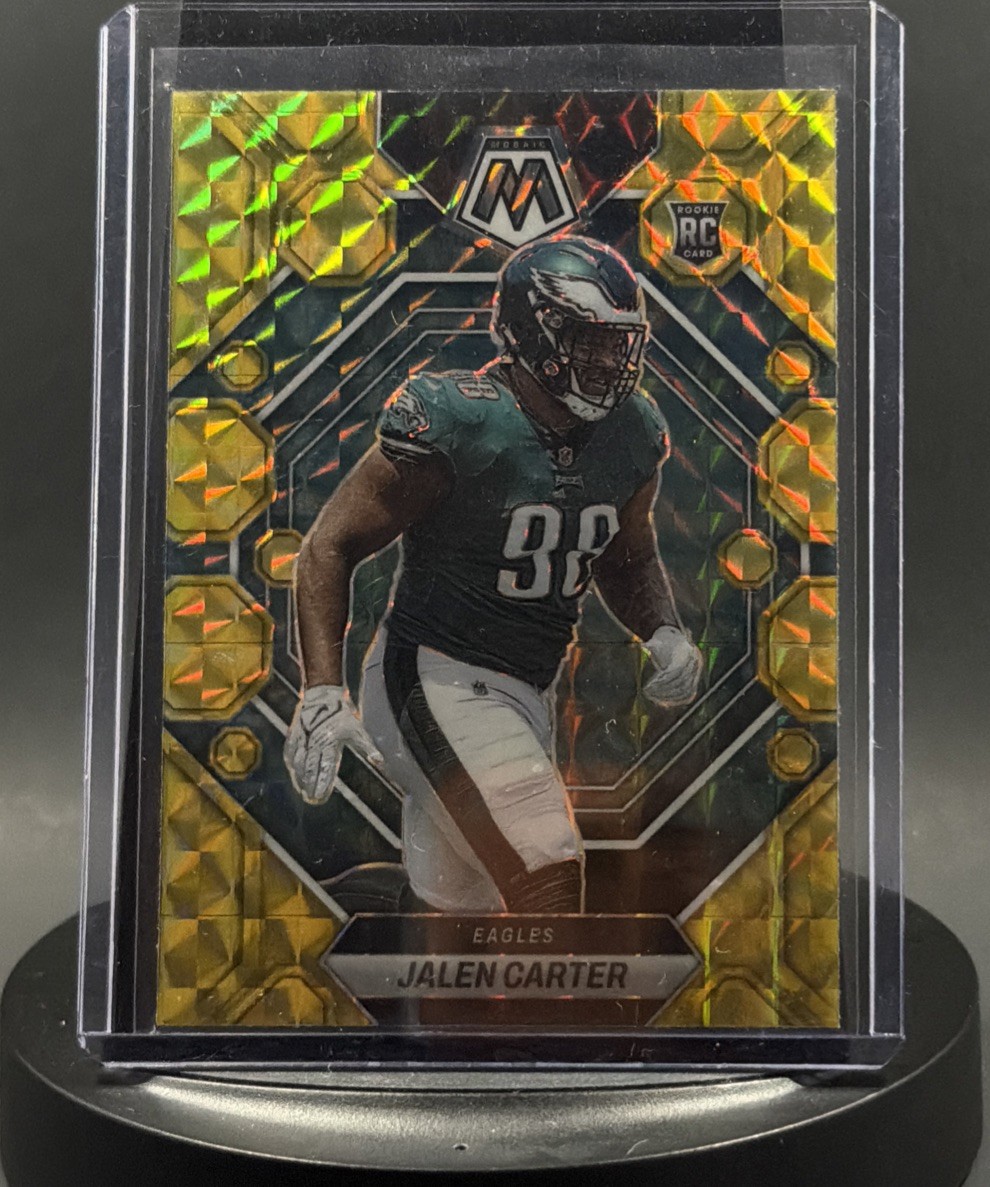 2023 Panini Mosaic - Rookies Jalen Carter #328 Reactive Yellow Mosaic Prizm (RC)