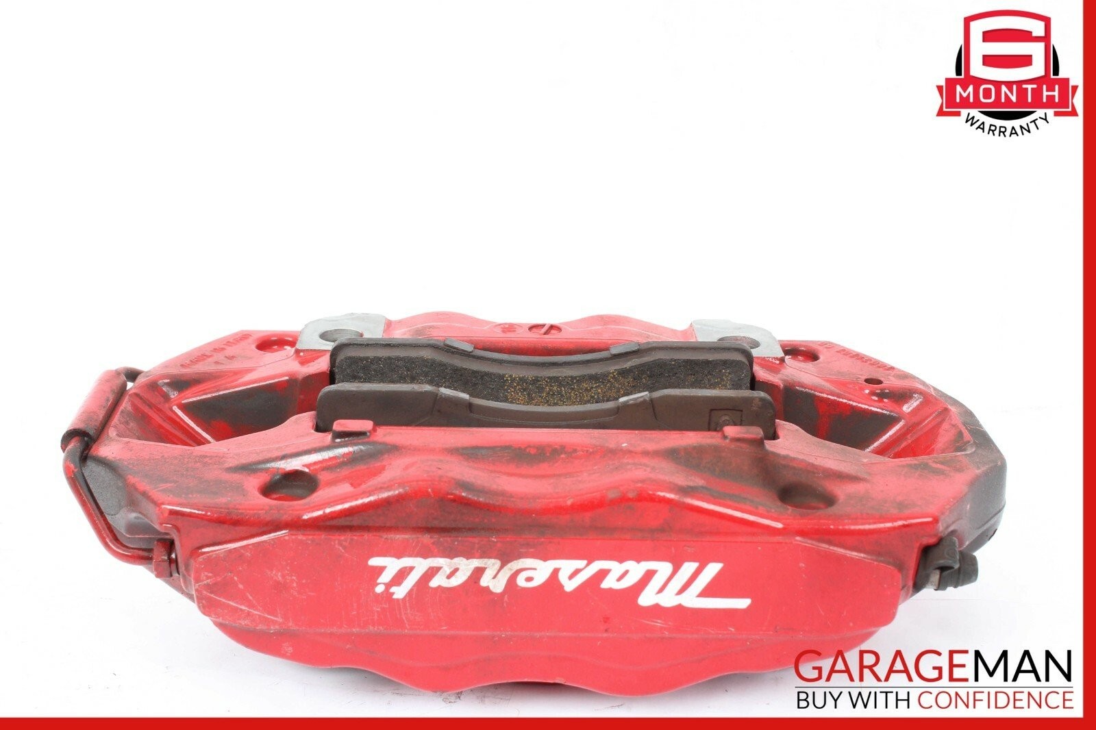14-17 Maserati Ghibli Front Right & Left Brembo Brake Calipers Set of 2 Pc Red
