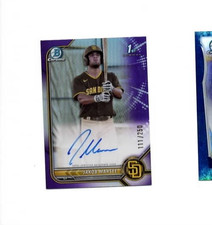 2022 Bowman Draft Jakob Marsee FY  Purple Refractor Auto 111/250 #CDA-JMA 