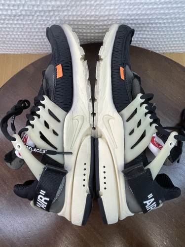 Nike Air Presto x Off-White Low “The Ten” Men’s Size 12 AA3830-001 Sneakers Shoe - Picture 9 of 14