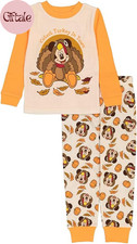 Unisex Kids' 2-Piece Snug-Fit Cotton Holiday Matching Pajamas