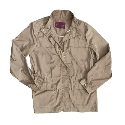 Savile Row Light Brown Rain Jacket Women Size Medium