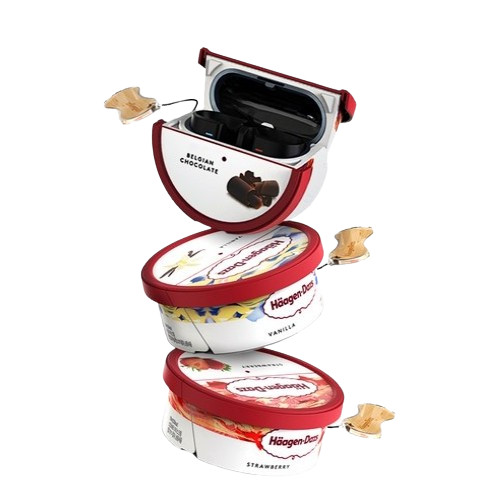 Samsung Galaxy Buds3 / Buds 3 Pro Häagen-Dazs Mini Cup Cover Case