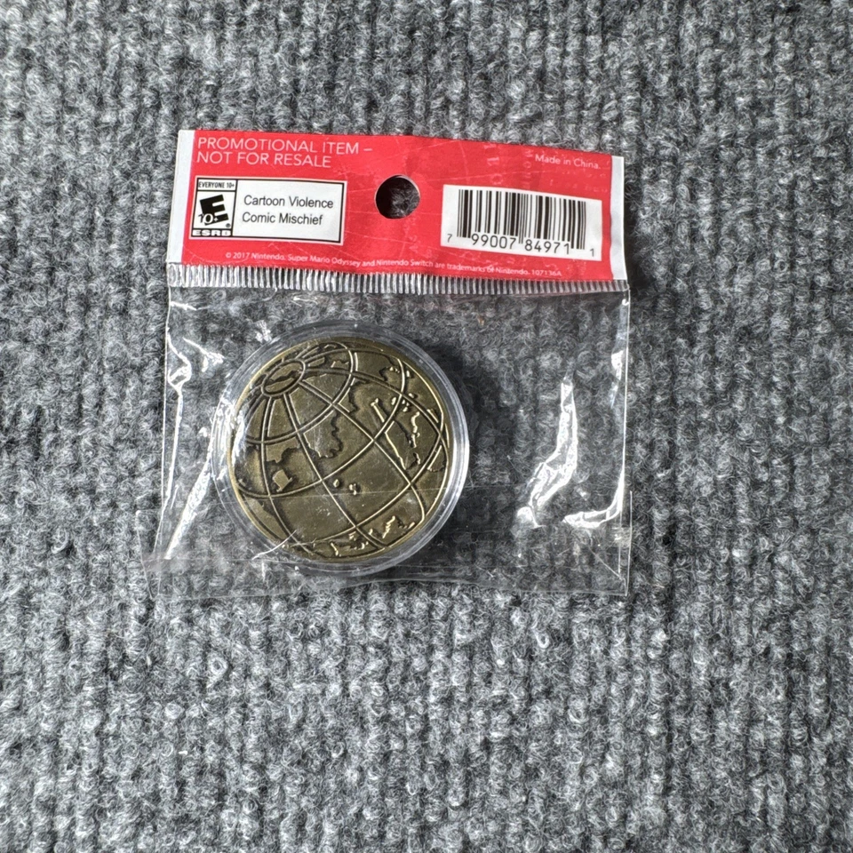 Lote de 2 monedas coleccionables Nintendo 8 bits Red Link y Mario Odyssey Collector NUEVAS Foto 3 de 4