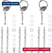 3 Set Metal 3 Tier Leaf Cake Stand Centre Handle Fittings