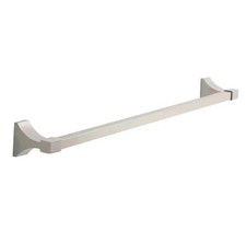 GLACIER BAY Leary 24 in. Wall-Mount Towel Bar in Brushed Nickel