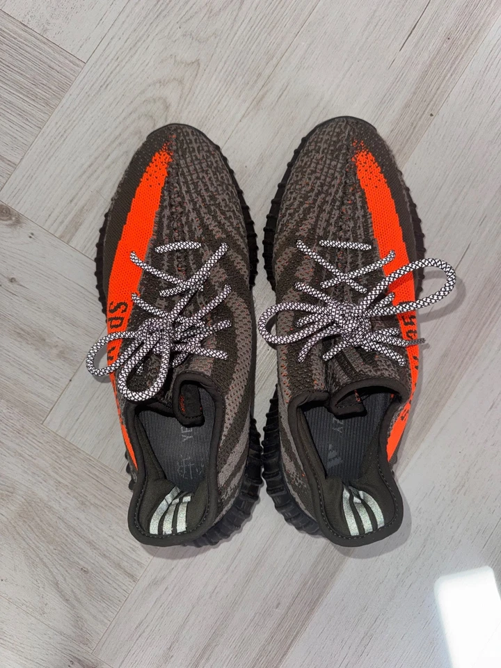 Size 9.5 - adidas Yeezy Boost 350 V2 Low Carbon Beluga, photo 1 of 4