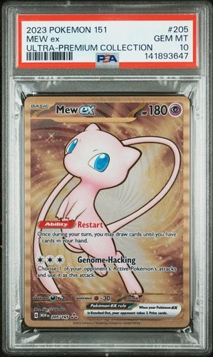 2023 POKEMON 151 ULTRA-PREM COLL #205 MEW EX PSA 10