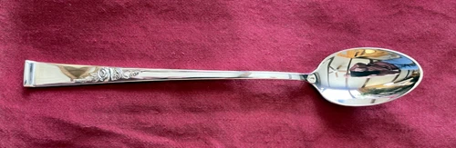 Classic Rose by Reed and Barton Sterling Silver Iced Tea Spoon, No Monogram