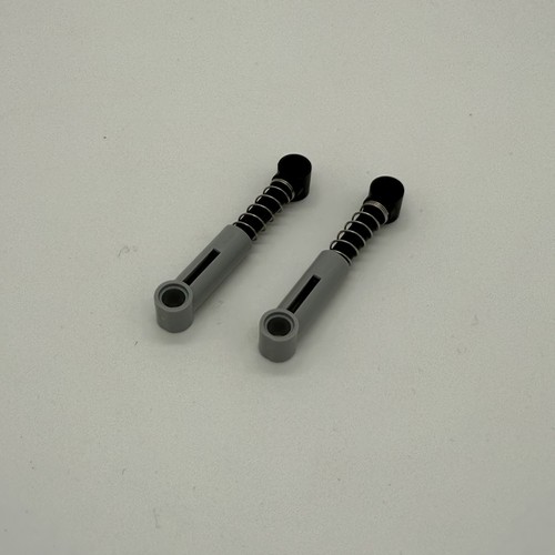 Lego® Technic Stoßdämpfer Federbein  2 Stück hell grau 731c06 6.5 L Soft Spring