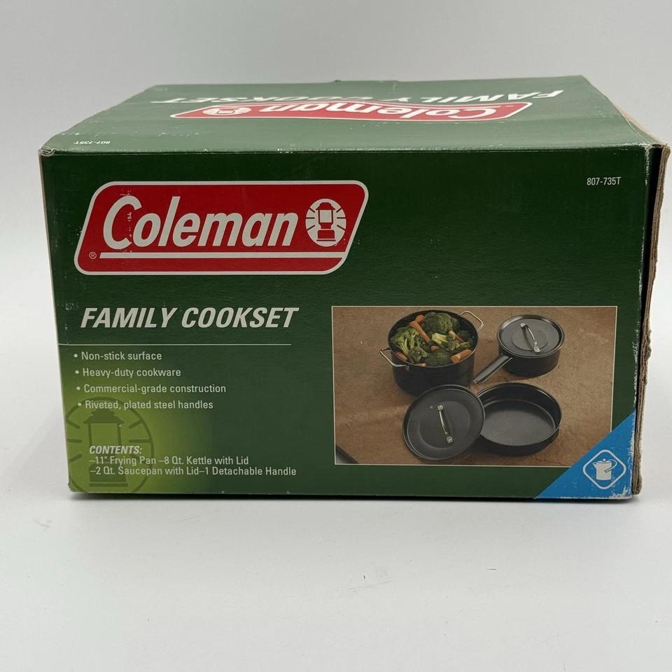 Coleman 6 Piece Camp Cooking Set New In Box Never Used Item 807-735T - Image 2 of 4