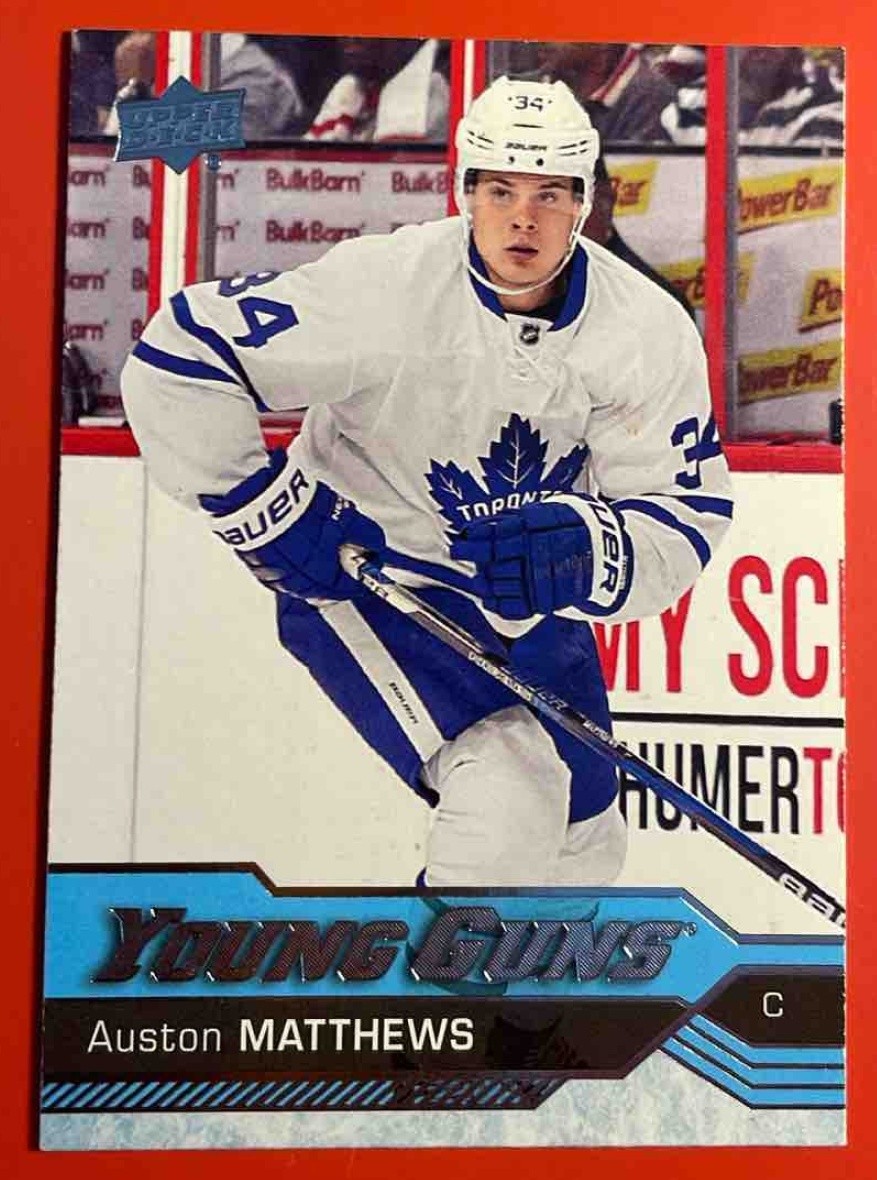 2016-17 Upper Deck Auston Matthews #201 Young Guns RC Maple Leafs