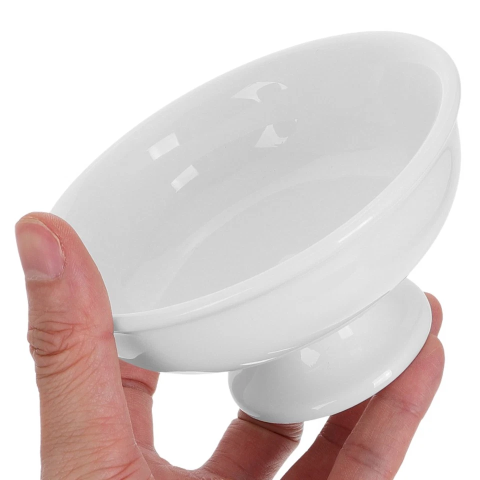  Obstschale Weiss Keramik Dessertschalen Dekorative Keramikschale - Bild 3 von 4