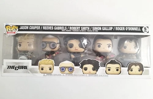 Funko Pop! Rocks: The Cure 5-Pack Collectible Figure Set NEW