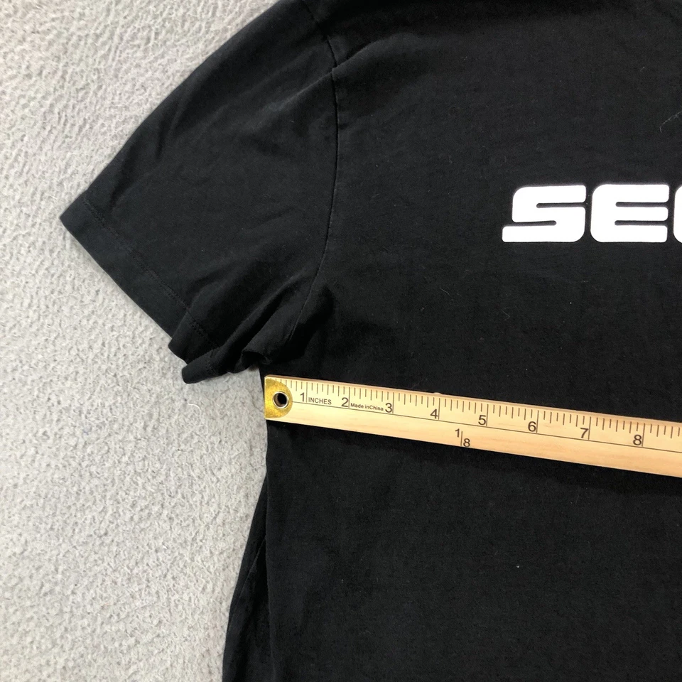 Camiseta masculina Seadoo L preta logotipo central jet ski - Imagem 2 de 4