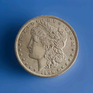 1896 $1 Morgan Silver Dollar #34