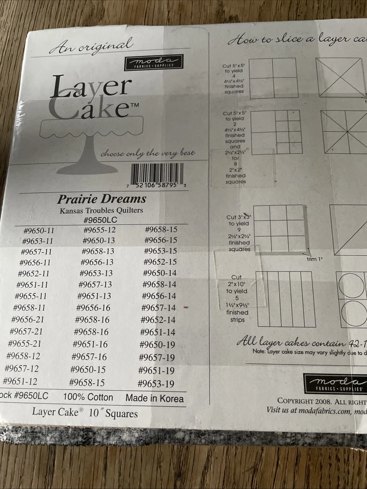 Moda Prairie Dreams Fabric Layer Cake - Image 3 of 4