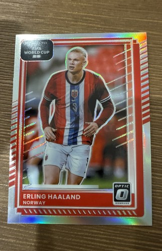 Erling Haaland [Holo Optic] #170 2025 Panini Donruss Road to FIFA card