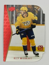 2025-26 Upper Deck #RTD-16 Ozzy Wiesblatt 1994-95 Rookie Tribute Die Cuts Red