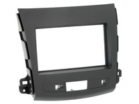 Autoradioblende Doppel-Din Einbaurahmen Montagerahmen Schwarz FüR Peugeot 4007 V