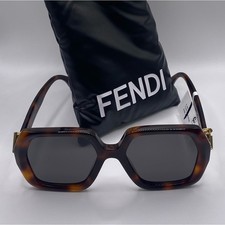 Fendi FE401391 Sunglasses 53-19-135 Tortoises...