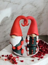 Skandinavisches Wichtel-Paar – 3D-gedruckte Dekofiguren für Liebe und Glück