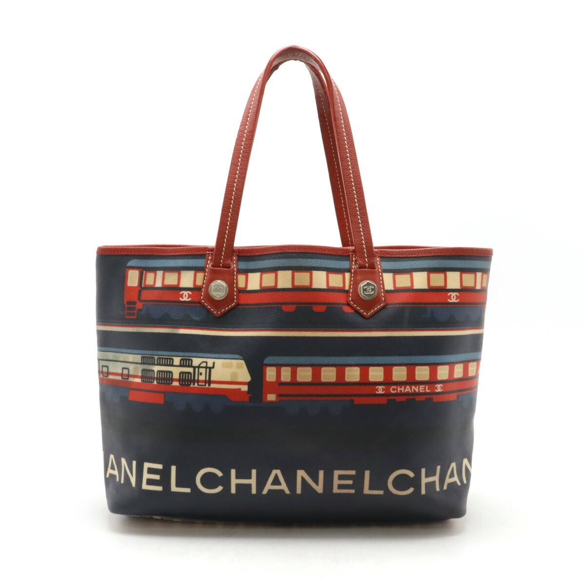 CHANEL Central Station Tote Shoulder Bag in PVC Leather  