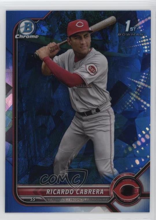 2022 Bowman Chrome Sapphire Edition Prospects Ricardo Cabrera #BCP-158 1g1q