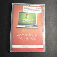 Microsoft Windows 7 Home Premium 64-Bit w/Key