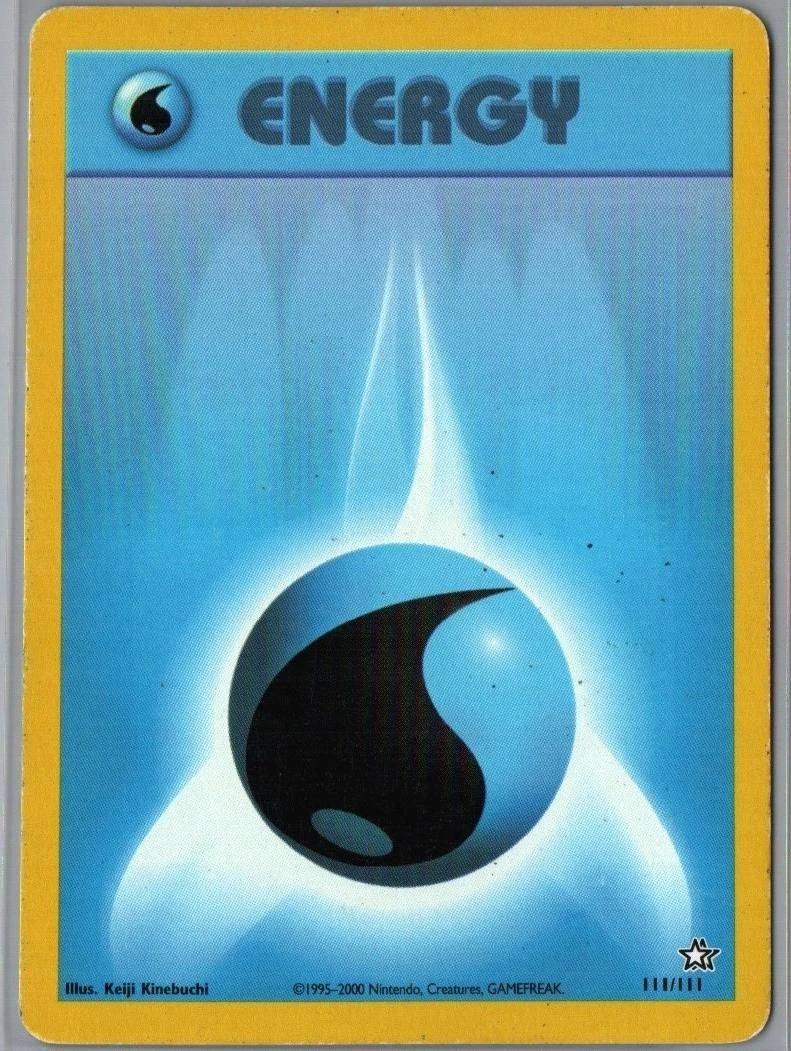 water energy pokemon card price Pokémon TCG Cards for sale Prevent all effects of attacks from your opponents Pokémon done to the Water Pokémon this card is attached to Water Energy 1996 Japanese Base