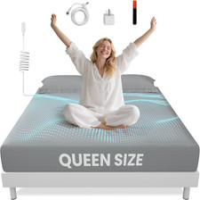 Grounding Sheets Gray Queen Size - 90 Organic Cotton 10 Pure Silver Fitted B