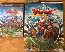 PS2 Dragon Quest 8 w/Strategy Guide(w/manual, reg. card, map, no demo)Tested
