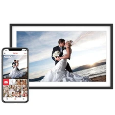 15.6'' Digital Picture Frame with 1920x1080 IPS Touch Screen, 32GB Frameo WiF...