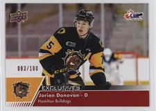 2022-23 Upper Deck CHL Exclusives 83/100 Jorian Donovan #290 0n1y