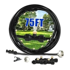 Misters for Outside Patio, 75FT(23M) Water Misting System Kit for 75FT / 23M