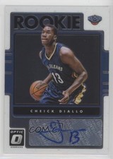 2016-17 Panini Donruss Optic Rookie Signatures Cheick Diallo #33 Auto 7m4