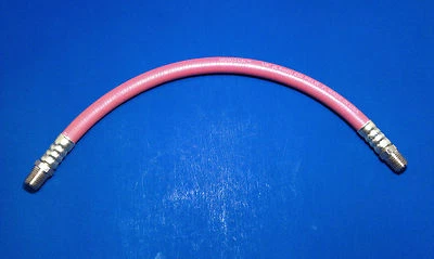 CONTINENTAL CONTITECH USA USA Made Continental Rubber 1/4 Inch 1 Foot Pigtail Air Hose Whip Oil Resistant