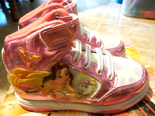 Disney Princess Belle Girls Shoes Size 12 M New NWT NIB Really Cute! - Picture 2 of 5