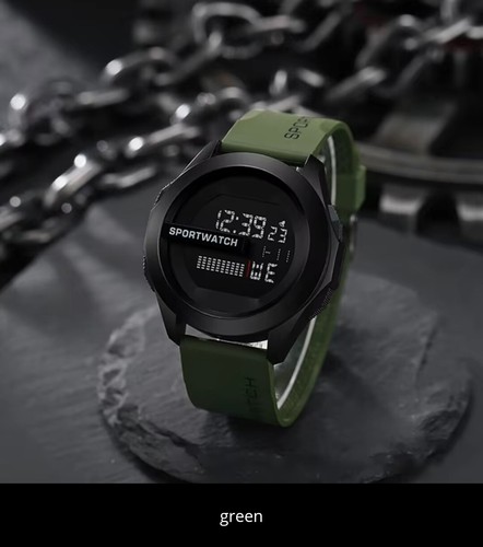 Sport Watch for Man Luxury Digital Wristwatch Stopwatch Luminous with Date Week - Picture 10 of 13
