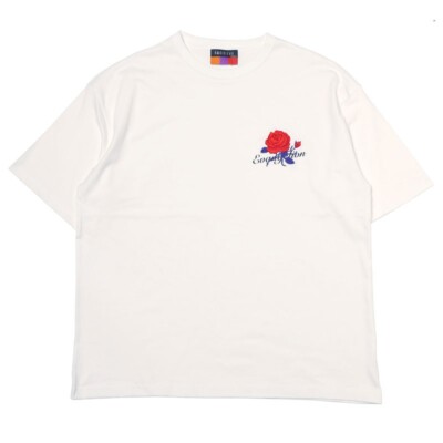 tシャツ RADIO EVA A224 EVA-01 Flower Embroidery T-Shirt β レディース メンズ evangelion RADIO EVA A224 EVA-01 Flower Embroidery T-Shirt β