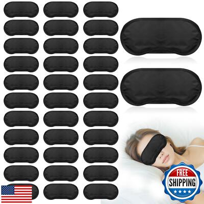 40 Pcs Eye Mask Sleep Masks Bulk Blindfolds for Team Building Party Games wit
