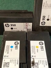 4pk Genuine HP 2 950 Black & 951 2-Color OfficeJet 8620 8600 8630