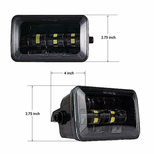 2X Bumper LED Black Fog Lights for 2015-2018 Ford F150 2017-2018 - Bild 8 von 11